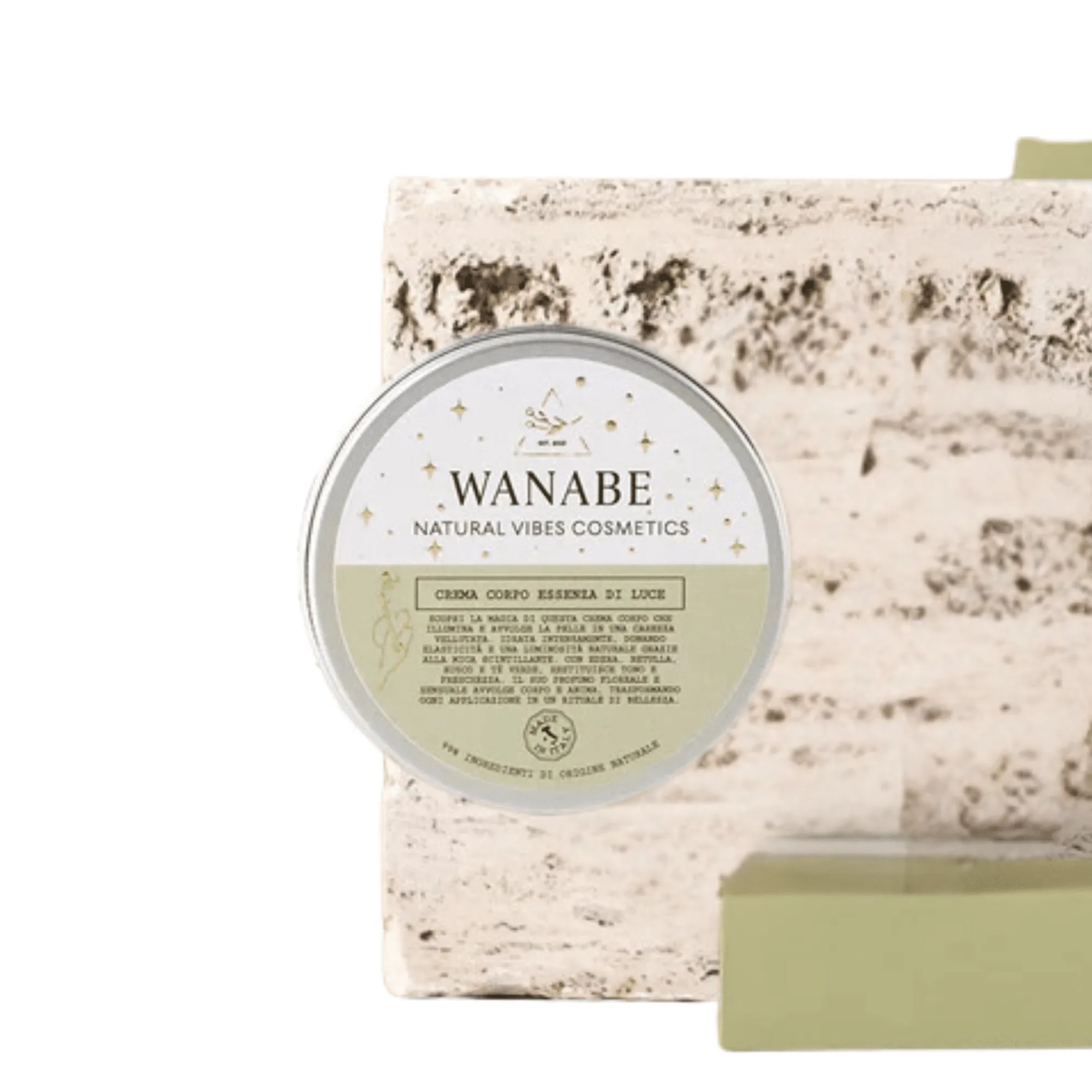 Crema Corpo Illuminante e Profumata – Essenza di luce – Wanabe