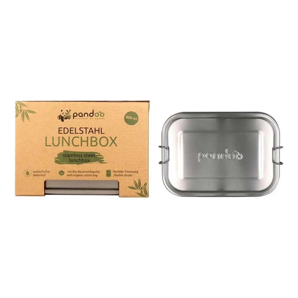 Portapranzo in Acciaio Inox schiscetta con Scomparti – 800ml – Pandoo