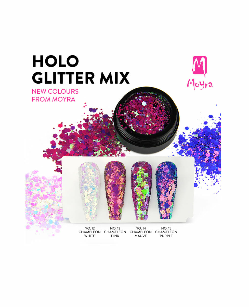 Holo Glitter Mix N.15 – Chameleon Purple - immagine 2