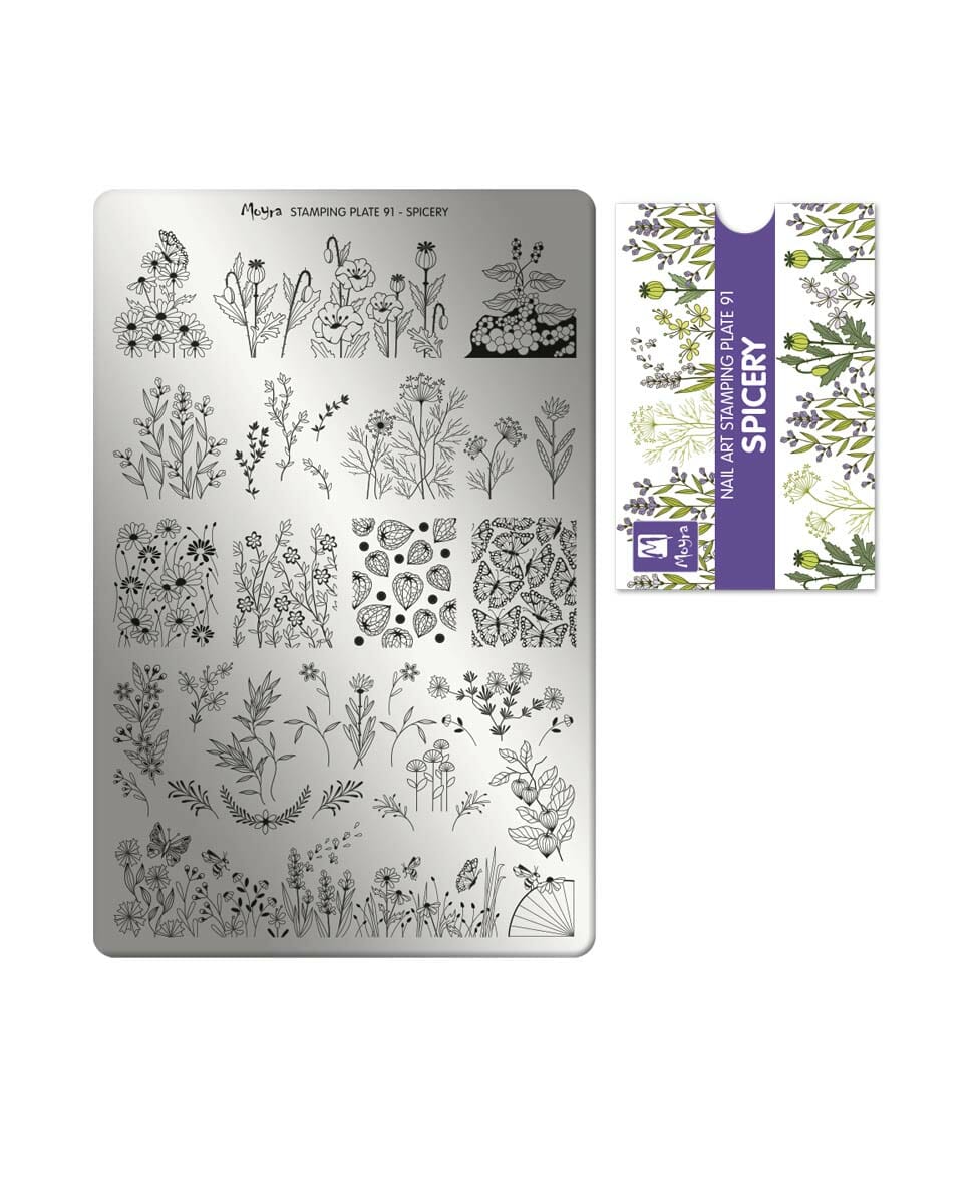Piastra Stamping Moyra® 91 – Spicery – 9,5cm x 14,5cm
