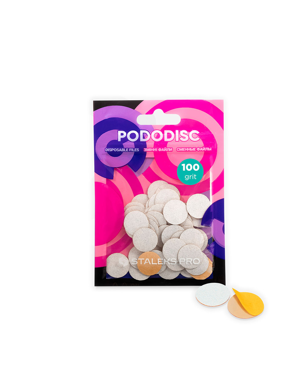 Disco Abrasivo per Pedicure 100grit – S – 15mm – PODODISC STALEKS PRO – 50pz