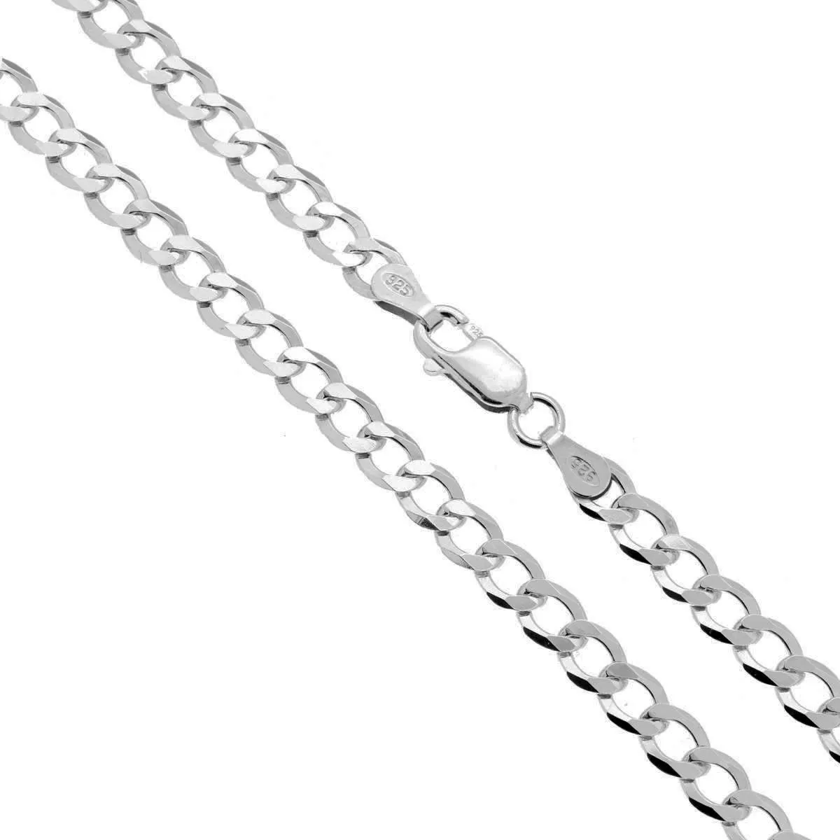 Collana Uomo Donna Catena Argento In 925 Classica Intramontabile 50cm x 4.5mm - immagine 2