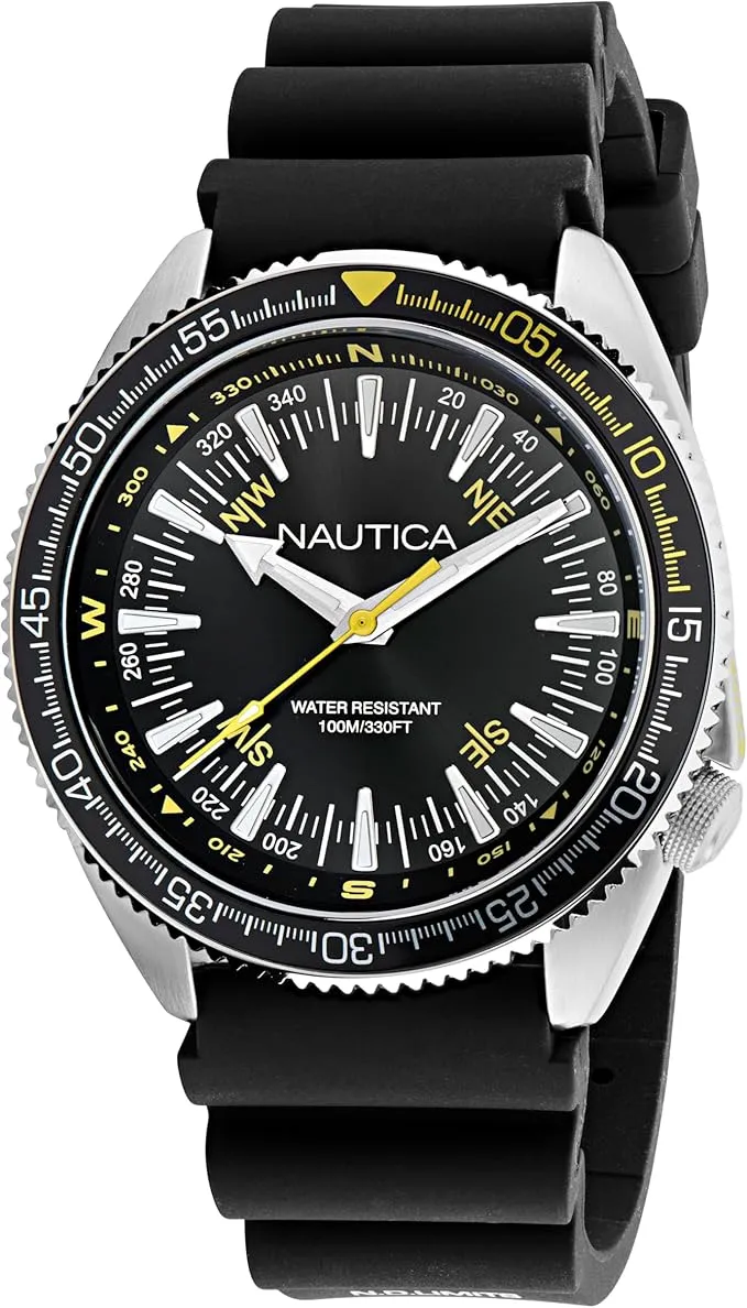 Orologio Uomo Nautica Confezione Doppio Cinturino Gomma Acciaio + Cacciavite - immagine 5