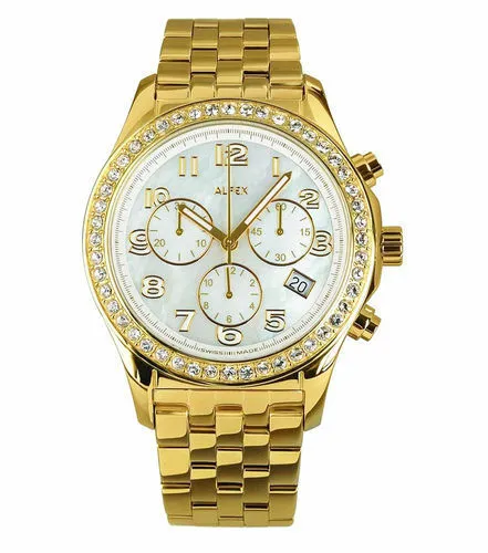 Alfex 5678-803 Orologio Donna Placcato Oro 18kt Quadrante Madreperla Lista 530€