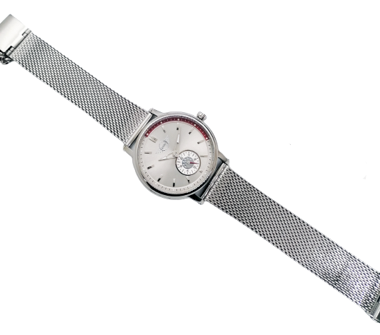 Orologio MINI COOPER BMW In Acciaio Maglia Milano Swiss Made Quadrante Argento - immagine 2
