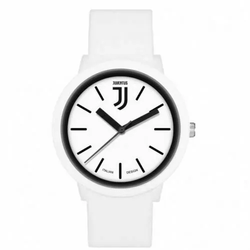 Orologio Juventus Prodotto Ufficiale Nuovo Originale Juve Cinturino Gomma Bianco