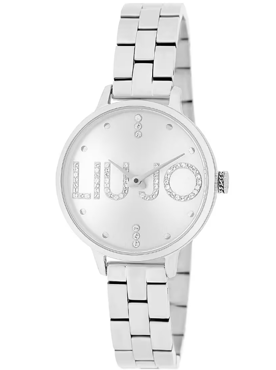 Orologio Donna Liu Jo Cassa Acciaio Quadrante Argento Nuovo TLJ2036