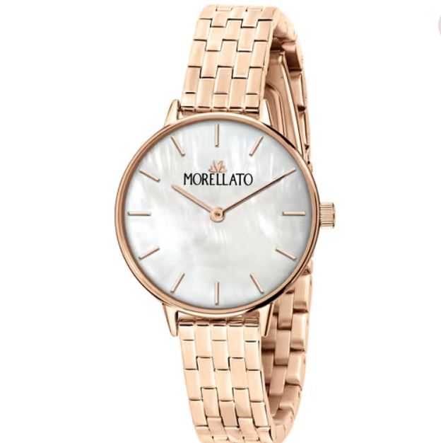 Orologio Donna Morellato Cinturino Cassa Acciaio Rose Gold Quadrante Madreperla