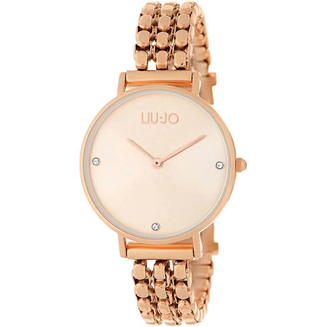 Orologio Donna Liu Jo Cassa e Cinturino In Acciaio Placcato Oro Rosa TLJ1388