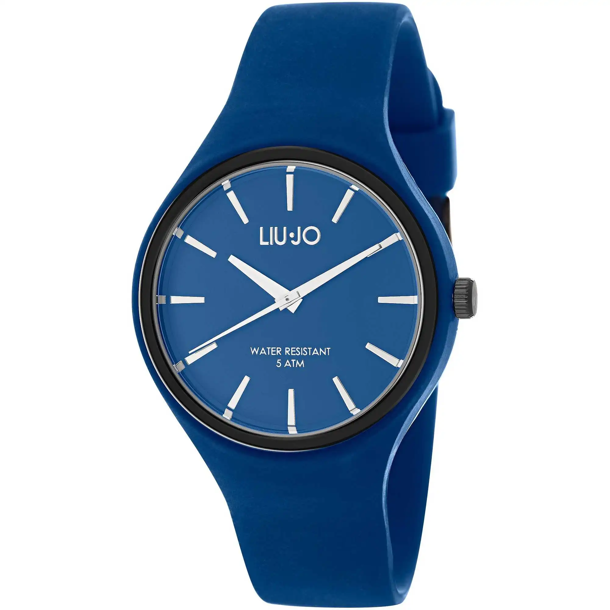Orologio Uomo Liu Jo Sprint In Gomma Blu e Nero Solo Tempo TLJ1148
