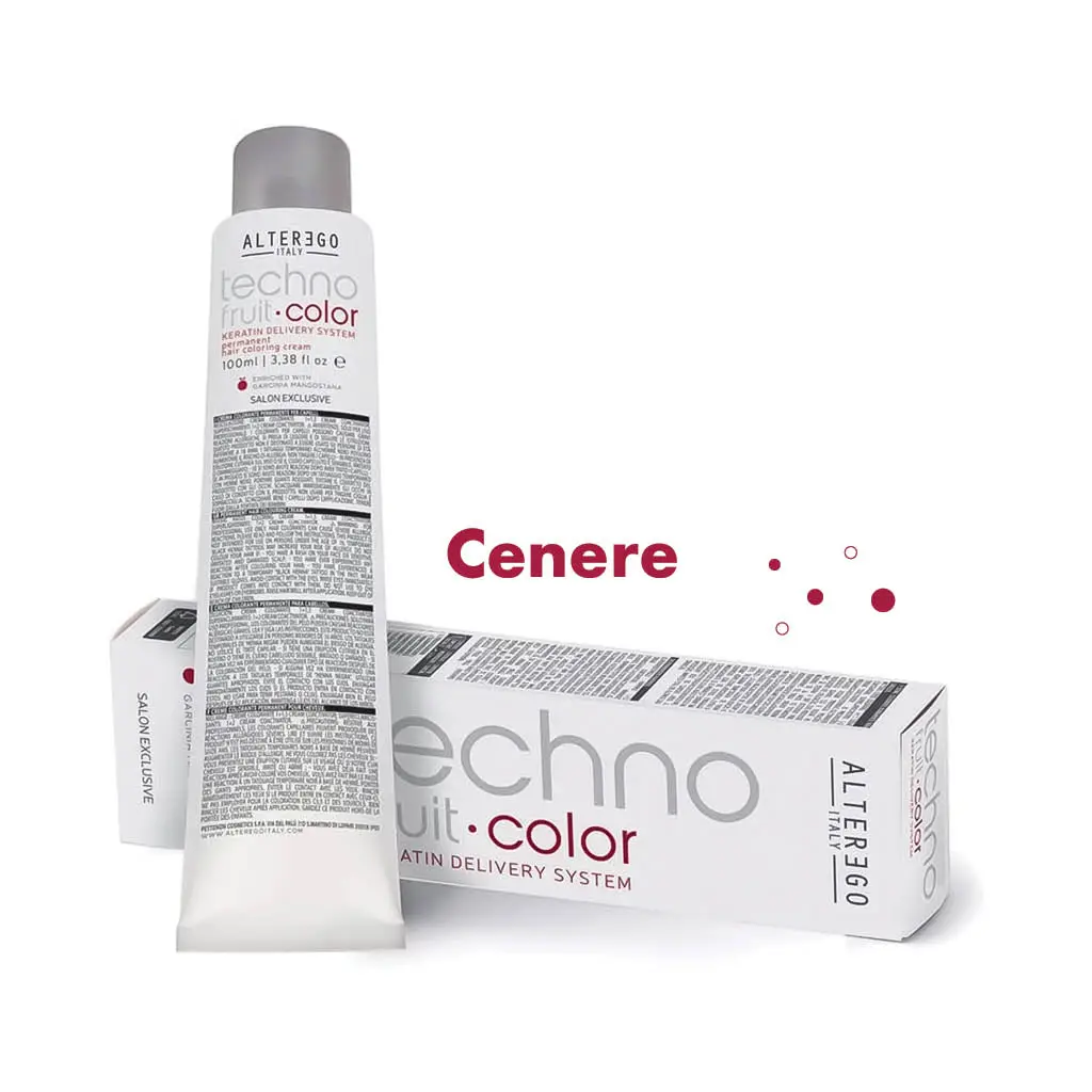 Technofriut Color Colorazione Permanente in Crema – Cenere 100 ml – Alterego