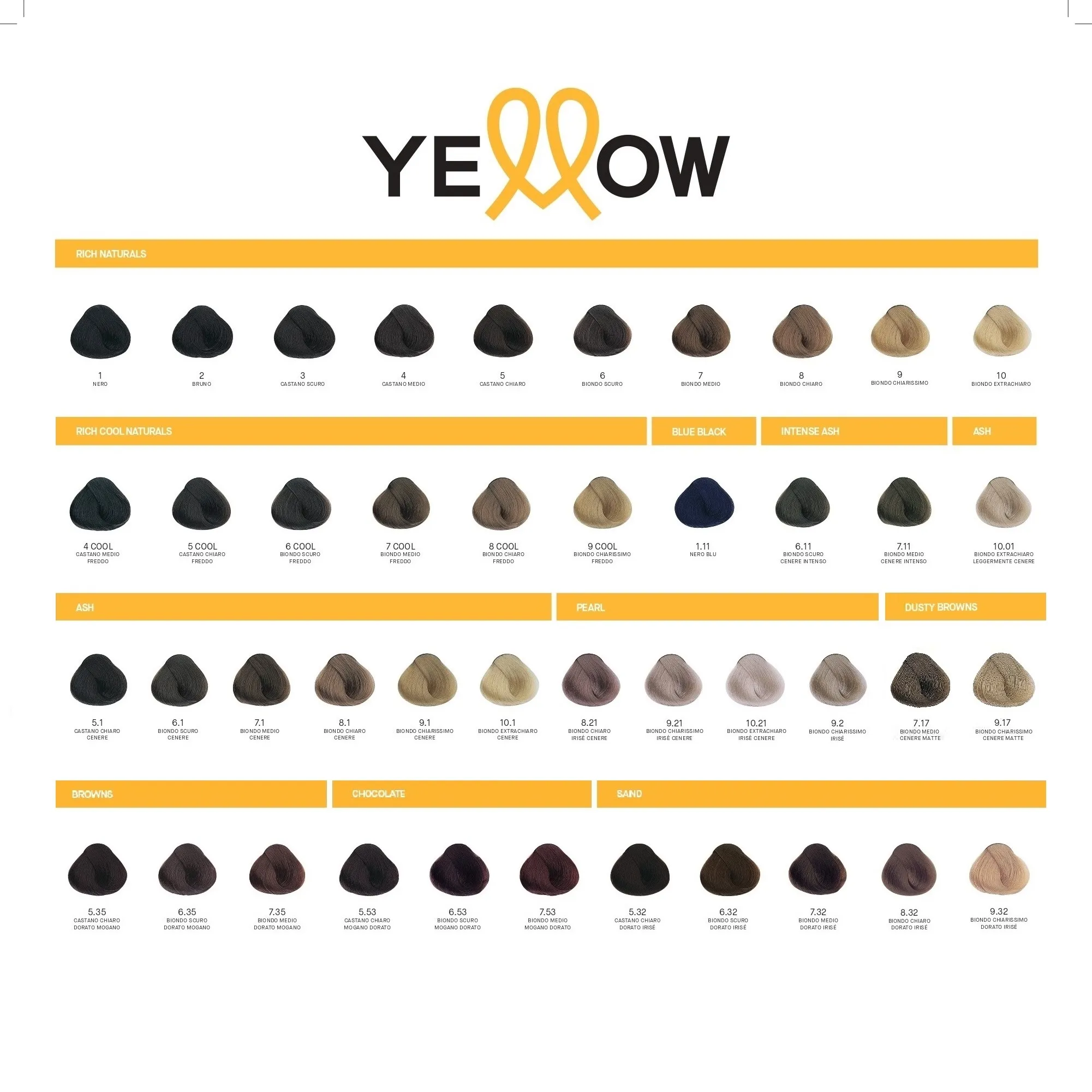Yellow Color Crema Colorante Permanente – Pearl 100 ml – Yellow Professional - immagine 2